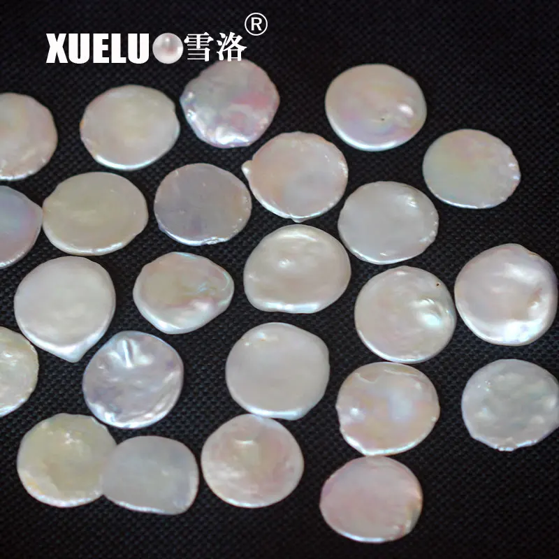 

XUELUO 1pcs/Pack 25-30mm Supper Large Coin Natural Baroque Fresh water Loose Pearl Beads for earrings,pendant, DIY pearls
