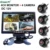 GreenYi di Inverso Dell’automobile di Sostegno Della Macchina Fotografica Anteriore/Posteriore/Sinistra/Righ 7 “4 Split Quad TFT Display LCD DC 12 V Car Rear View Monitor Poggiatesta
