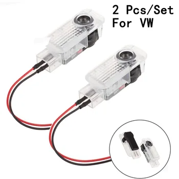 

2Pcs/Set Only For VW/Touareg Step Door Courtesy Laser Lens Include 12V Ghost Shadow Projetor LED With Logo