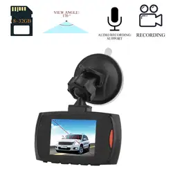 HD 720 P Автомобильный dvr камера Dash Cam видео 2,4 дюймов ЖК дисплей DisplayNight Vision автомобиля регистраторы