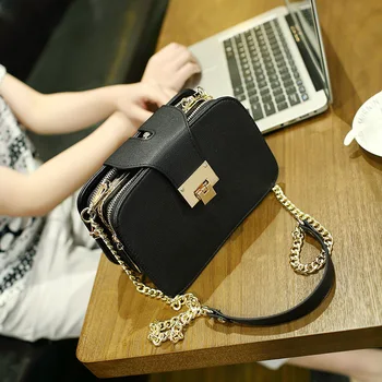 

013118 new hot women handbag female fashion flap bag