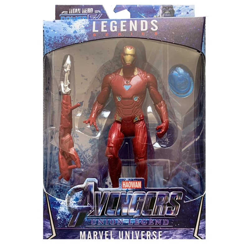 

superhero Avengers Iron Man Hulk Captain America spiderman Captain Marvele Action Figures gift collection of children's toys