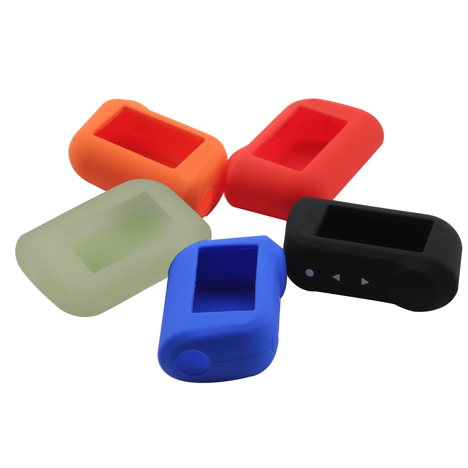 Keyforkess 10 pz/lotto custodia in Silicone portachiavi per Starline A93 A63 A96 LCD A due vie per auto A 2 vie A 93 Cover LCD - HTB1.ejKcwoQMeJjy0Fnq6z8gFXa1