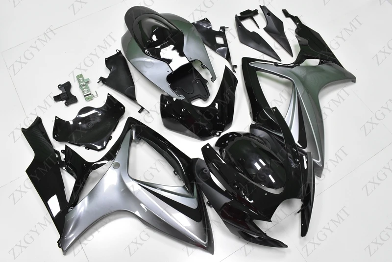 

Fairings GSX R 600 2006 - 2007 K6 Silver Black Fairing GSX-R600 06 Fairing Kits GSXR 600 07