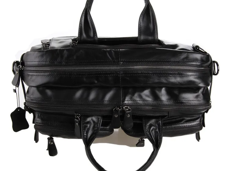 Многофункциональный модный мужской портфель из натуральной кожи, деловая сумка, 15 дюймов, портфель для ноутбука, сумка-тоут, сумка, сумка для бизнеса, чехол для офиса