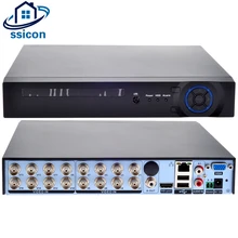 SSICON 16CH 1080N DVR Híbrido NVR Apoio 8*1080 P; 16*960 P; 4*3 MP; 4*5 MP Câmera IP 16 Canal CCTV Gravador De Vídeo