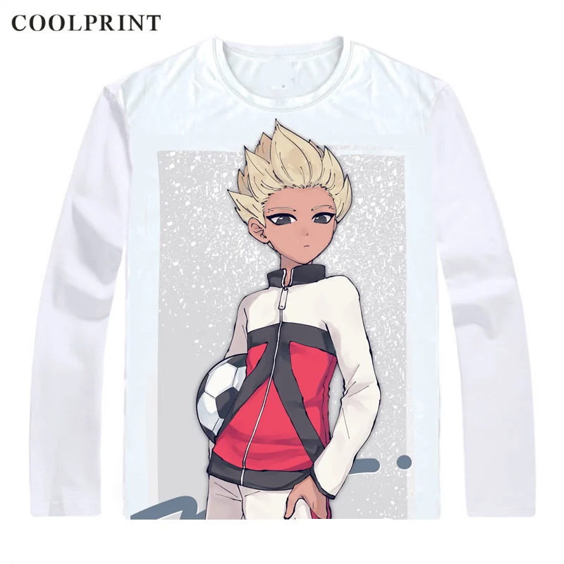 Футболка Coolprint Gouenji Shuuya футболка Inazuma Raimon Eleven Япония Мужская Повседневная