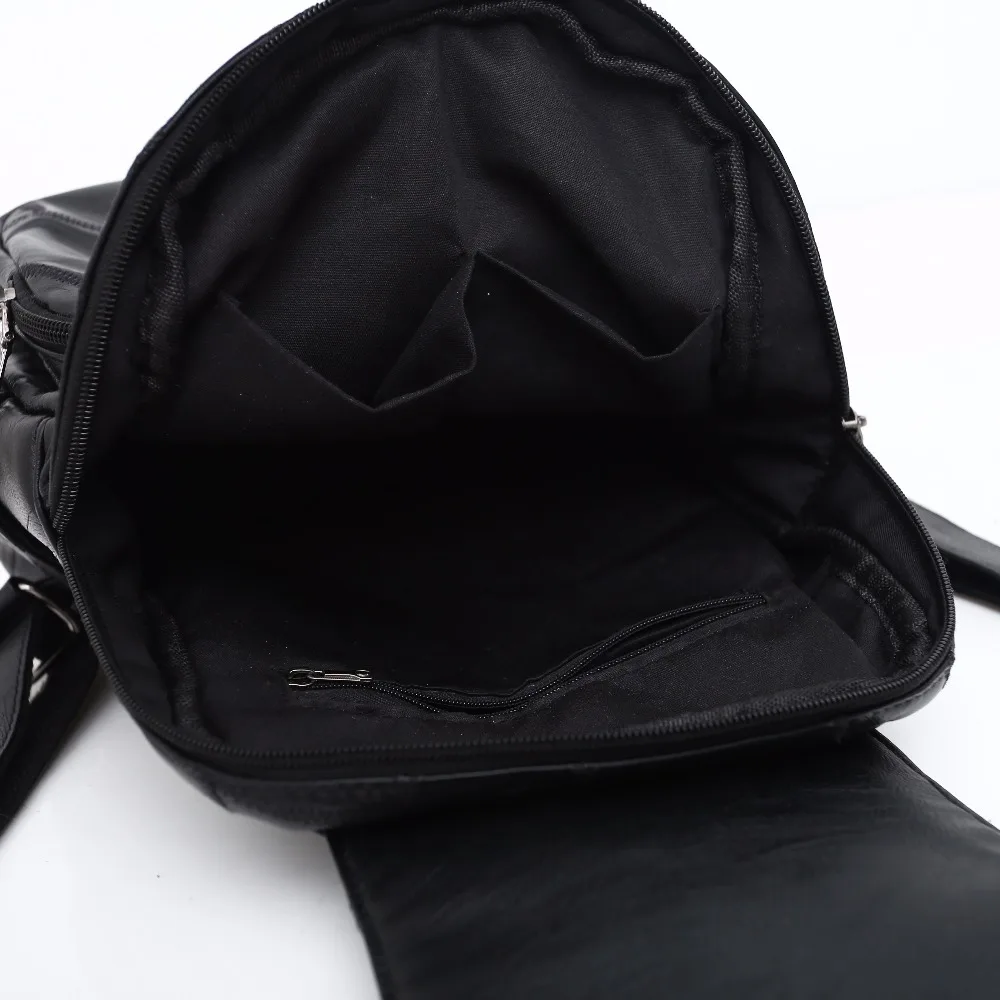 Женский рюкзак KVKY из натуральной кожи овчины для девочек подростков|leather women