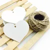 100pcs/lot Heart Shaped White Black Brown Kraft Paper Tags Gardening Labels DIY Wedding Note Blank Craft Gift Tag 6.5*5cm ► Photo 2/6