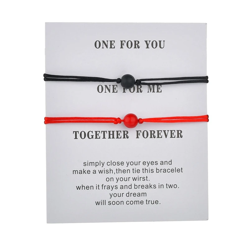 

Romand Lava Stone Bracelet Red String Braiding Couple Bracelets for Men Women DIY Natural Stone Bead Chain Bracelets Jewelry R40