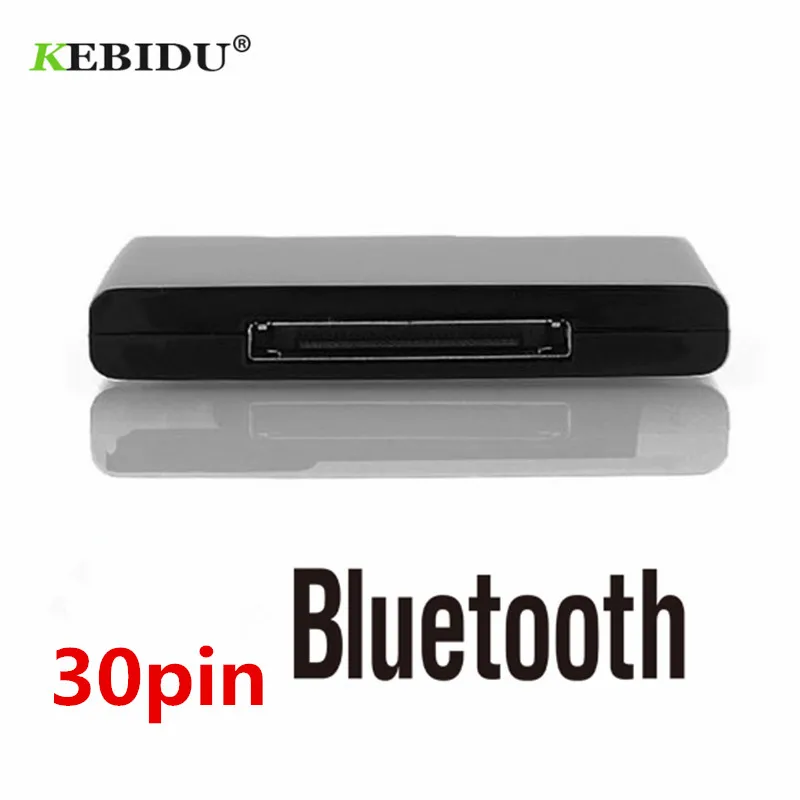 KEBIDU Bluetooth v2.1 A2DP музыкальный приемник адаптер 30 Pin док-разъем для iPad iPod iPhone Apple динамик 30 Pin приемник