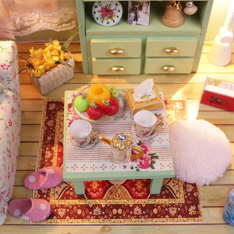 2018 Новый кукольный домик для поделок миниатюрная мебель Poppenhuis Juguete Zabawka игрушки