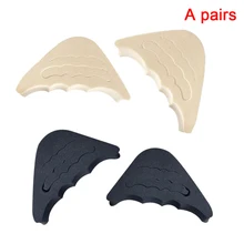 1 пара моющаяся обезболивающая Резиновая Подушка передняя вставка многоразовая эргономичная обувь наполнитель мягкий протектор Носок вилка спереди