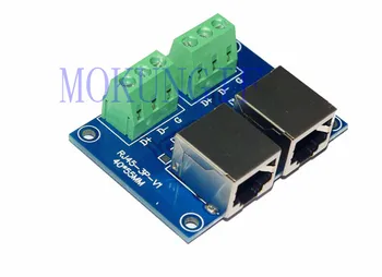 

20pcs fast shipping DMX512 3pin Terminal Adapter connector to RJ45,3P Converters Plate to RJ45, use for DMX controller RJ45-3P