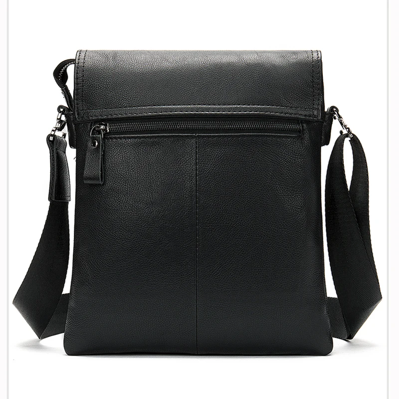 US $29.00 Westal 100 Mens Shoulder Bag Male Leather Black Crossbody Bags For Men Bag Leather Ipad Designer Mens Messenger Bags