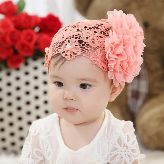 1 pc/Set Baby Girls Headwear Retail new fashion baby girls Rose headbands Children Flower