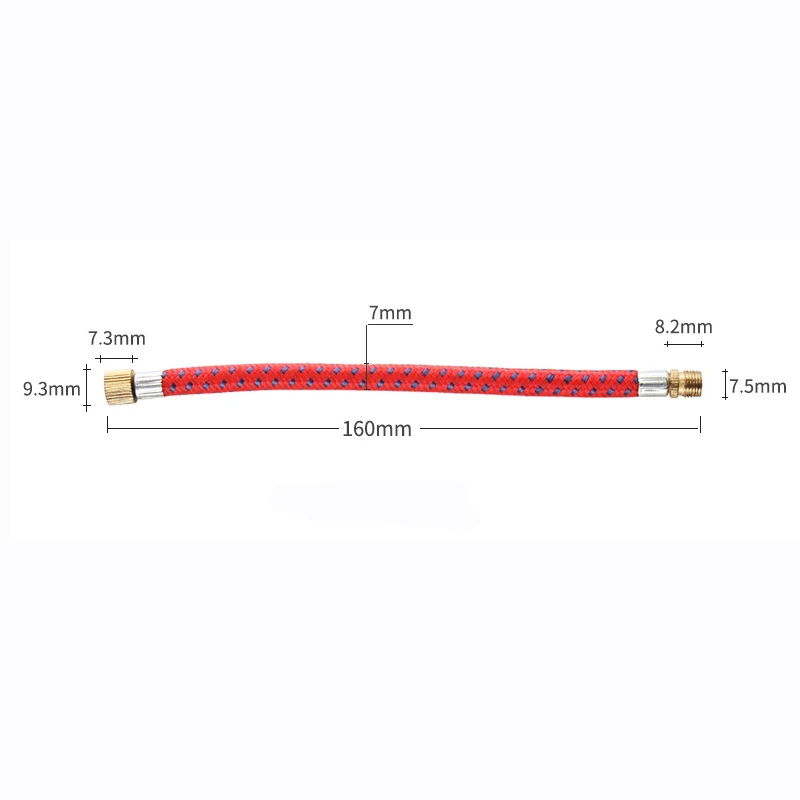 Гибкий воздушный шланг, соединительный насос, адаптер, набор, футбольный велосипед, практичный насос, аксессуар, велосипедный насос, удлиняющее сопло