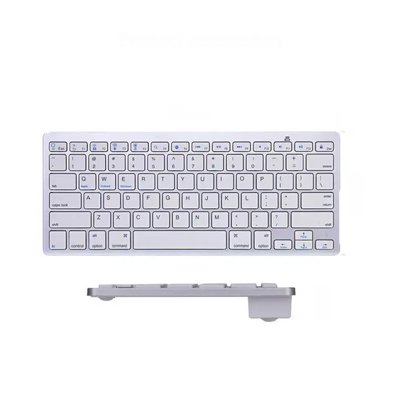 

78 Key Portable Universal Wireless Bluetooth Keyboard Ultra Slim Compatible for Apple iOS iPad Android Tablets Windows Mac OS PC