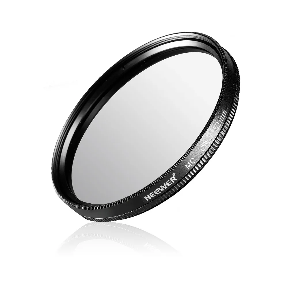 Neewer 52MM CPL Circular Polarizer Filter Multi Coated for Camera Lens