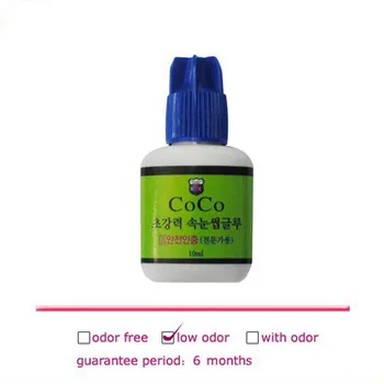 1bottle Fast Drying Black Glue For Eyelash Extension Low Odor Professional Eyelash Glue From Korea No Toxic Non Stimulation
