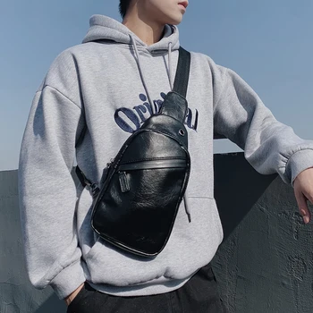 

Tidog Simple cortical fashion street chest bag