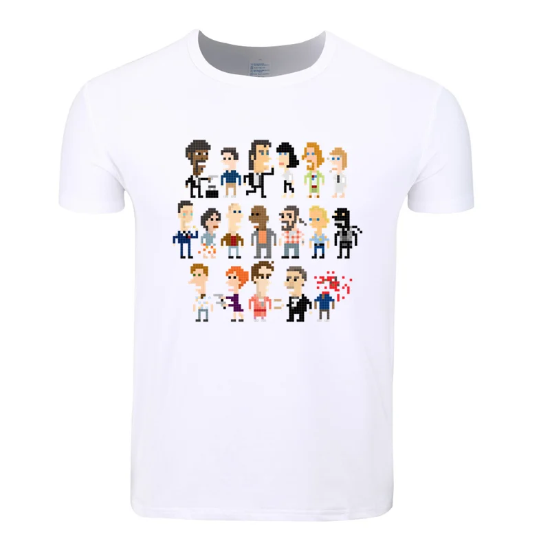 

Print Mia Wallace Pulp Fiction Fashion T-shirt O-Neck Short Sleeves Summer Casual Tshirt HCP4084
