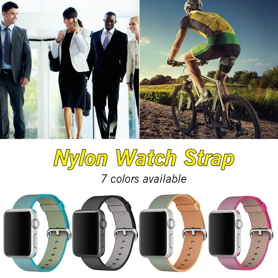

New Sport Loop strap For Apple Watch band 4 42mm 38mm iwatch 3 band 42mm 38mm correa Nylon wrist bracelet watch Accessories