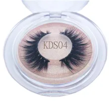 Buzzme KDS04 3D faux mink lashes natural long false eyelashes 1 pair faux mink lash