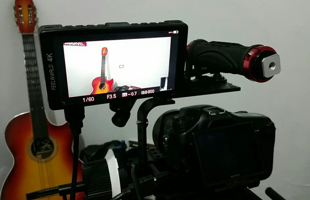 F570 5.7 4K Mini camera Monitor+HDMI Input Output IPS Full HD 1920x1080 LCD monitoring for DJI ZHIYUN Gimbal Stabilizer7