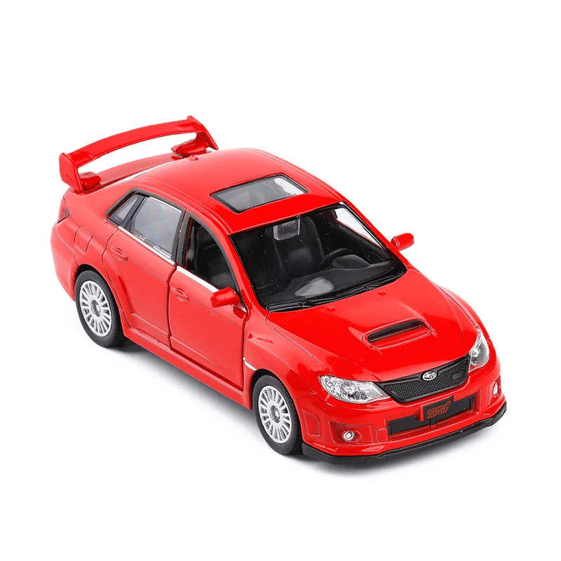 Высокая симуляция 1:36 весов 2011 Subaru Impreza купе металлические откатные машины с WRC STI 2