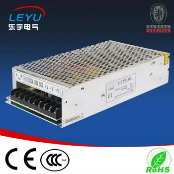 

Multiple delivery CE ROHS high efficient 150w single output 12v ac dc adjustable power supply