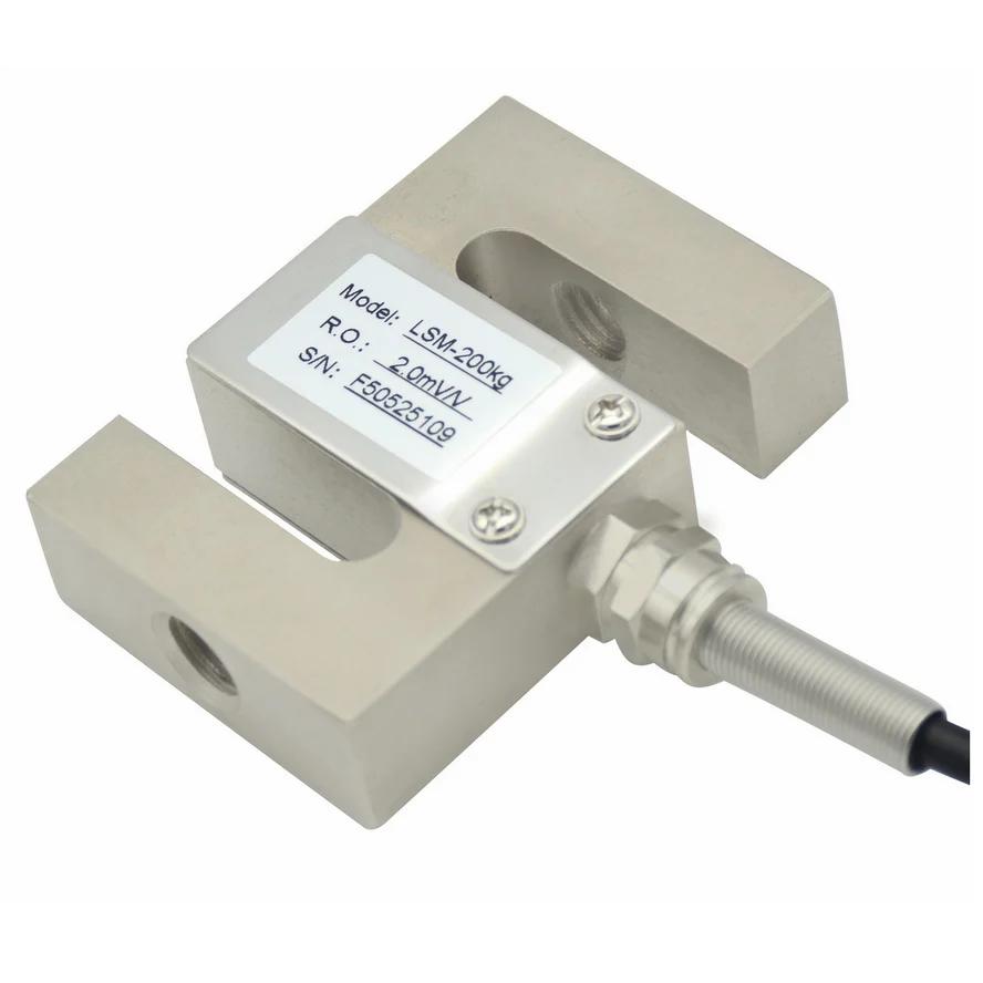 500N S type load cell 50kg pull push force measurement sensor S beam