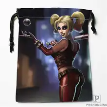 Изготовленный на заказ Печать Харли Квинн(1) сумки для покупок на шнурках дорожный мешочек для хранения Плавание Пеший Туризм игрушка сумка унисекс Multi Size18-12-31-97