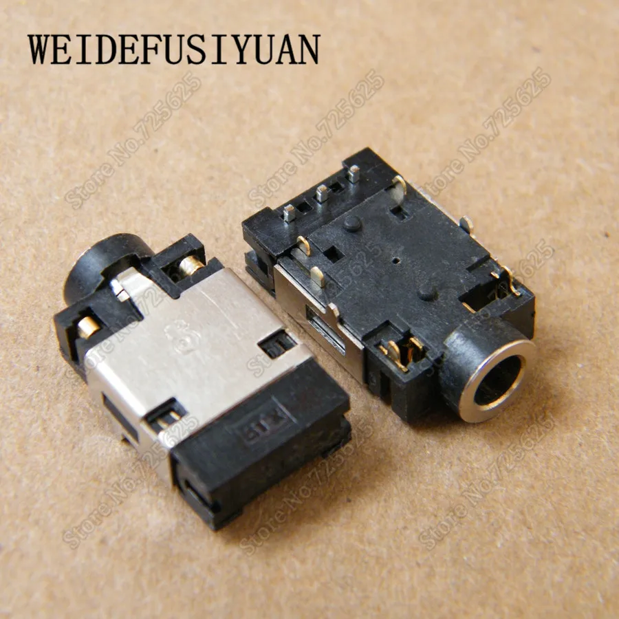 50pcs lot New Audio Headphone Microphone Jack Port Socket for Lenovo IdeaPad V450 Y450 Y460 Y560 Series