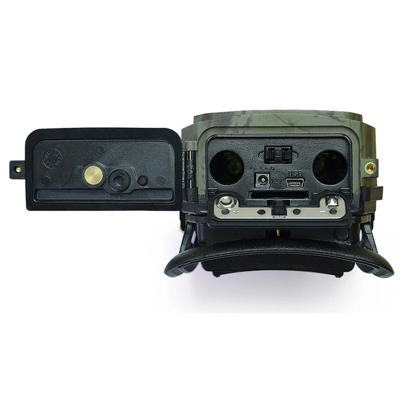 (1set)12MP FHD Digital Trail Camera with 100 FOV lens 56pcs 60 IR LEDs 0.4 Seconds Trigger Time3 Burst within 1Second Multi-Shot