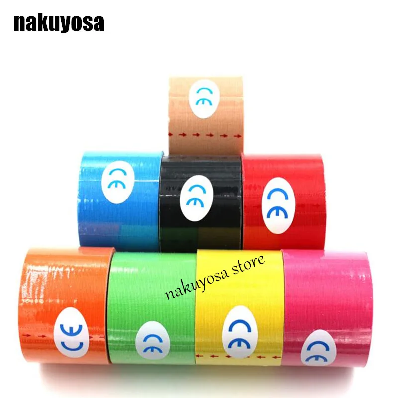 Prix pour (10 rouleaux/lot) kinésiologie bande 5 cm x 5 m Preuve de L'eau coton bande Kinesio Tex Bande Athletic Sport de Sécurité de La Bande Muscle Bande Prix pour (10 rouleaux/lot) kinésiologie bande 5 cm x 5 m Preuve de L'eau coton bande Kinesio Tex Bande Athletic Sport de Sécurité de La Bande Muscle Bande