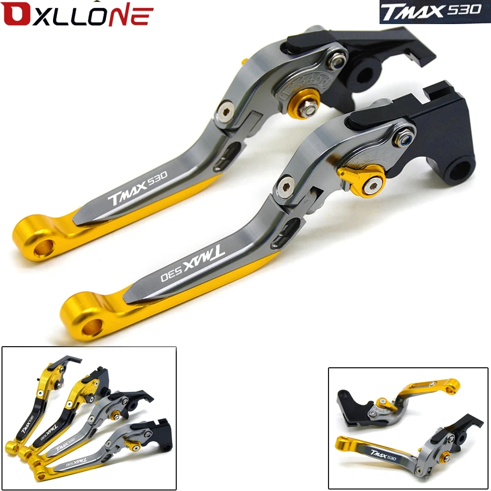 

WITH T-MAX LOGO MOTORCYCLE BRAKES SCOOTER ALUMINUM BRAKE CLUTCH LEVERS BLUE FOR YAMAHA TMAX 530 TMAX530 2017 2018