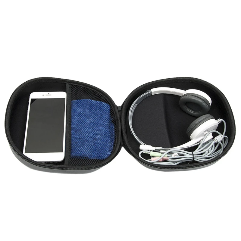 Portable Headphone Storage Box Headset Protection Earphone Travel
