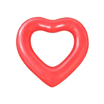 

Pool Party Float Raft Love Pattern Inflatable PVC Swimming Ring Pool Float Seat for Adult Children Kids