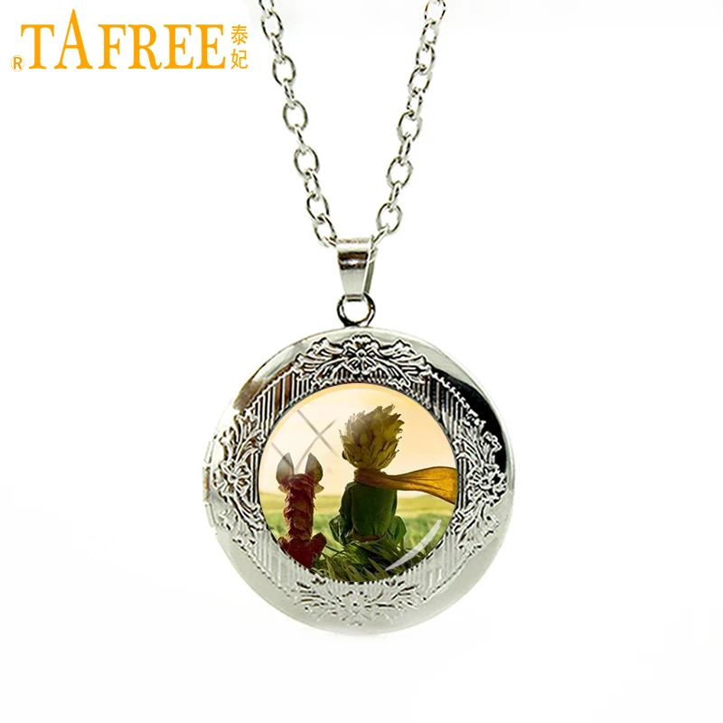 

TAFREE New arrival cartoon art photo chain locket necklace latest fashion jewelry factory direct selling hot style HH067