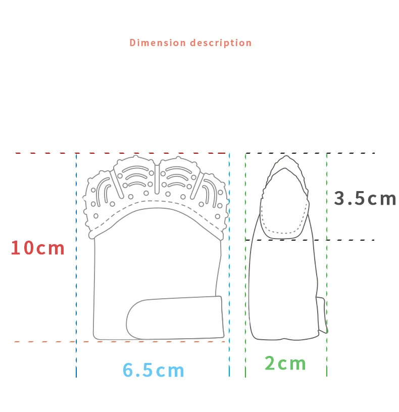 Для маленьких мальчиков и девочек игрушка для прорезывания зубов варежки Новорожденный ребенок самоуспокаивающий Обезболивание