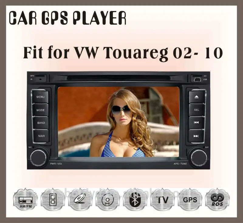 Top 7" Car DVD player,GPS(opt),audio Radio stereo,Canbus,car multimedia for VW Touareg 2002 2003 2004 2005 2006 2007 2008 2009 2010 0