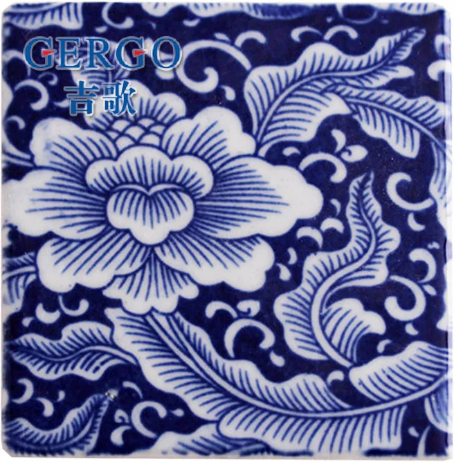 Ceramic Mosaic Decoration Materials Blue And White Tile Handmade Ceramic Mosaic Decoration Materials Blue And White Tile Handmade Brick Background Wall Puzzle On Aliexpress Alibaba Group