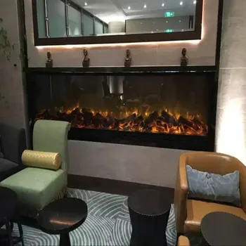 

Free shipping to Europe 2000*500*200 mm embedded fireplace electric home heater