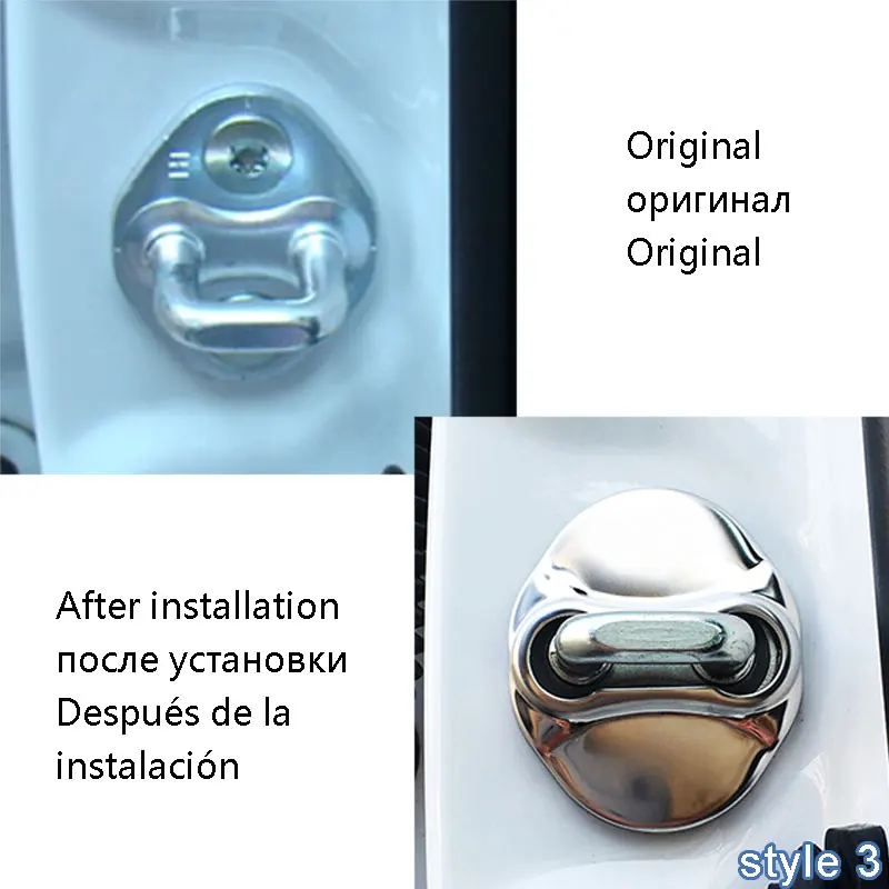 Крышка дверного замка Ceyes чехол для стайлинга автомобиля Kia Cerato Sorento Soul K2 K3 K7 K5 Sportage
