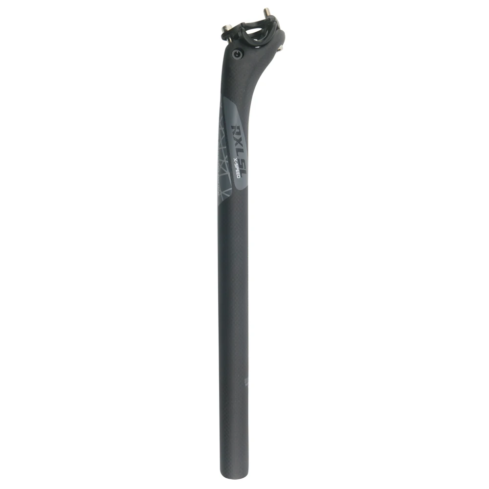 RXL SL Bicycle Seat Post 27.230.831.6mm Carbon Seatpost Mtb Bike Offset 25mm 3K Matte RedGrey Seatposts carbon  (2)