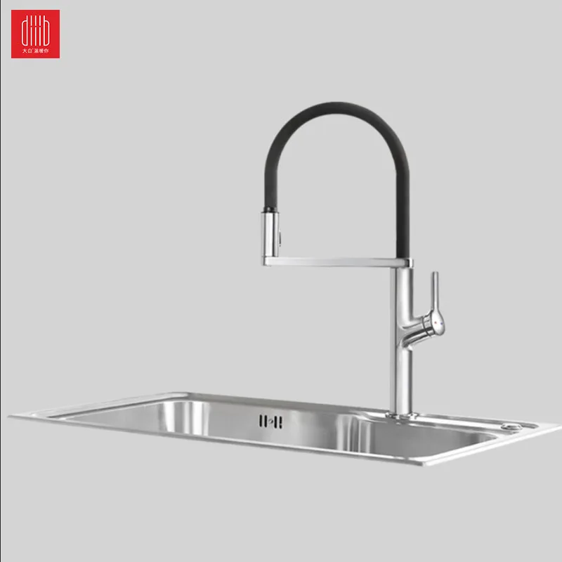 

New Xiaomi Mijia Dabai U-Yue Kitchen Intelligent Sensor Switch Faucet 300 Rotating Arm Universal Tube Water Kitchen Stensils