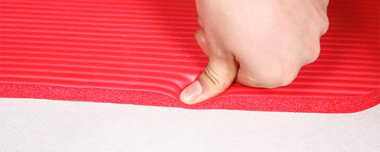NBR Подушечка для йоги утолщение 15 мм фитнес-Нескользящие тренировочные коврики для занятий йогой
