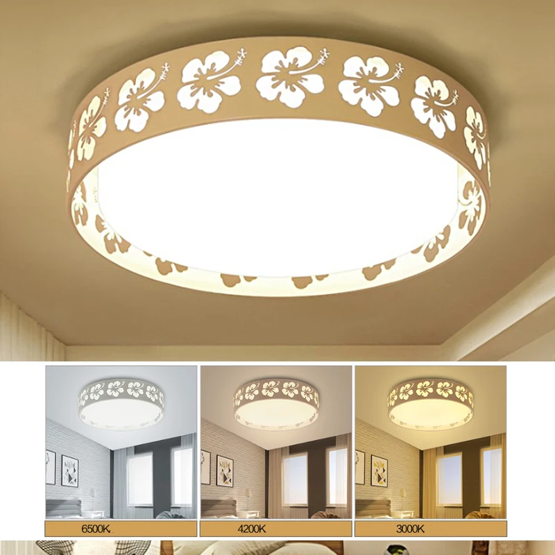 

Cherry Blossoms Design LED Ceiling Light Home Living Room Bedroom Study Room Lighting 220V 24W 36W