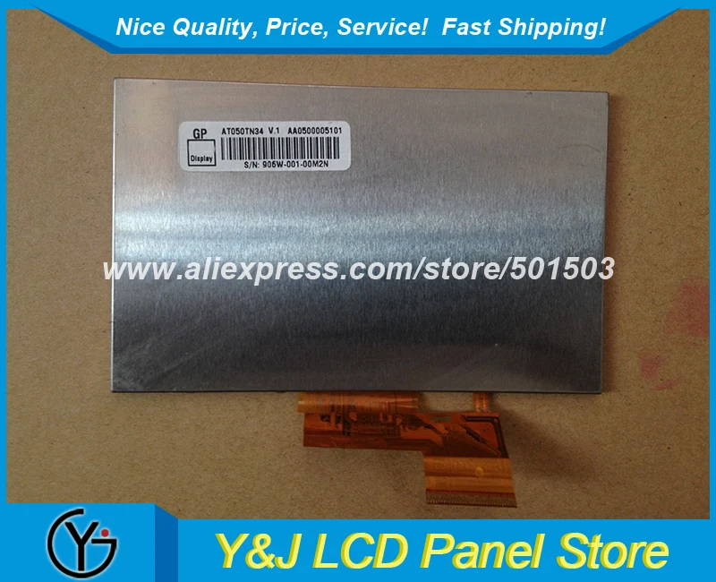 5 "480*272 TFT lcd панель AAT050TN34 V1|ЖК-модули| |